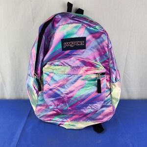 JanSport Classic High Stakes JS00TRS7 Large Multicolor Shiny Backpack